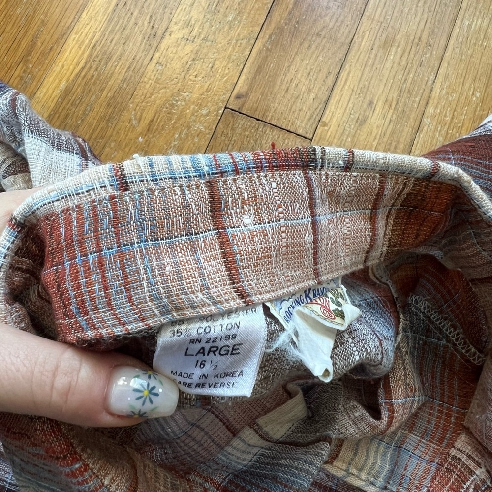 Rocking Ranch Wear flannel size L - Picture 5 of 7